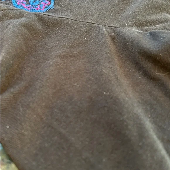 Johnny Was LA Fitted V Neck Embroidered 2/3 length sleeve top. 100% cotton. Boho - Picture 13 of 14